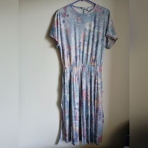Vintage Blair floral dress with belt  Size 16